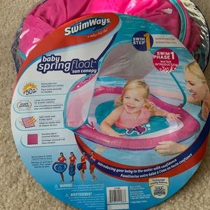 Swimways canopy baby float